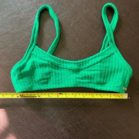 Green Ribbed Two-Piece Set - Picture 8 of 10